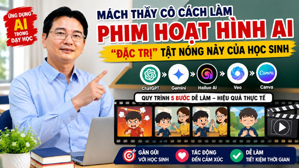 Cách tạo video để kìm chế cảm xúc, giúp học sinh bình tinh hơn